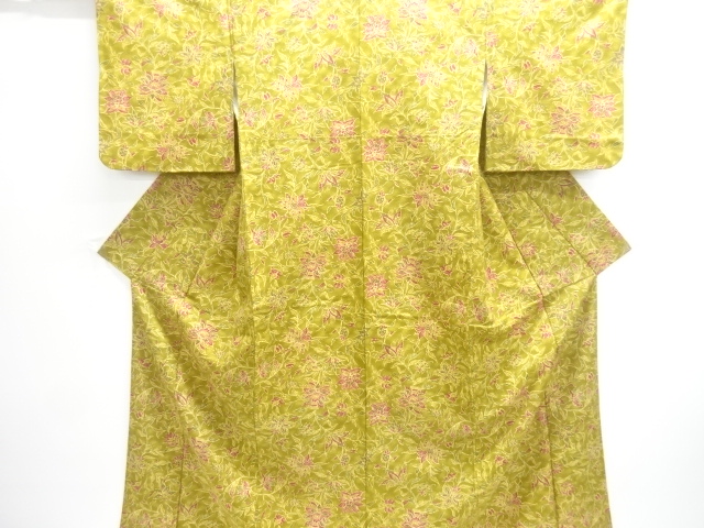 JAPANESE KIMONO / KOMON / FLOWER SARASA